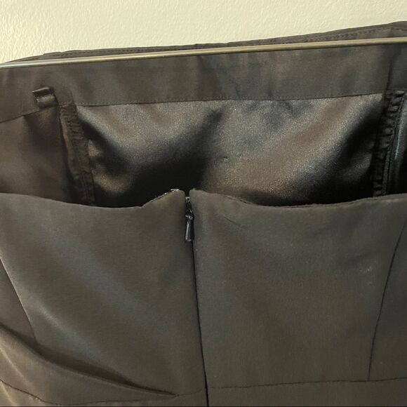 NWT Black size 8 Black and white formal strapless professional dress - Picture 7 of 8